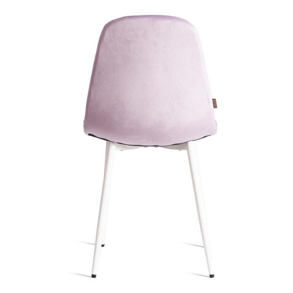 Стул BREEZE (mod. JSC-58) Велюр/металл , 44 х 53 х 86 см, Lavender (лавандовый) HLR26 / белый фото № 4