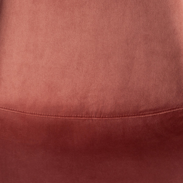 Стул BREEZE (mod. JSC-58) Велюр/металл , 44 х 53 х 86 см, Coral (коралловый) HLR44 / белый фото № 7