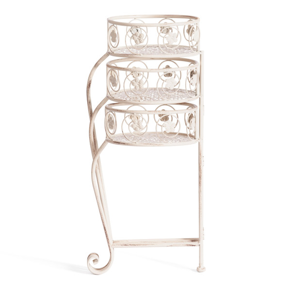 Цветочница Secret de Maison TRIO ( mod. PL08-9998 ) металл, 31х23х60см, antique white фото № 3