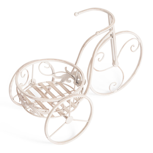 Цветочница Secret de Maison LED ( mod. PL08-10009 ) металл, 55х25х39см, antique white фото № 3