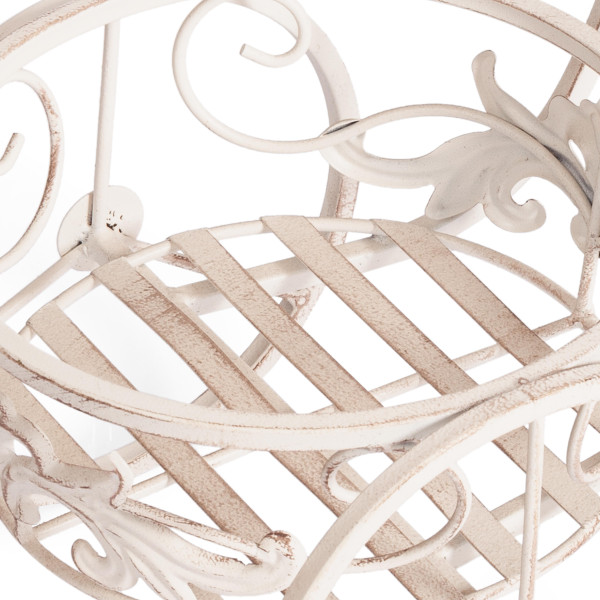 Цветочница Secret de Maison LED ( mod. PL08-10009 ) металл, 55х25х39см, antique white фото № 4