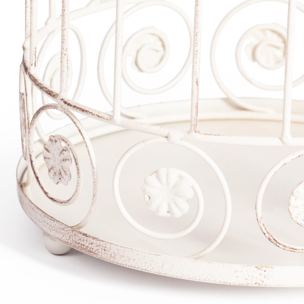 Цветочница Secret de Maison CELL ( mod. PL08-10003 ) металл, 25х52см/20х45см, antique white фото № 4