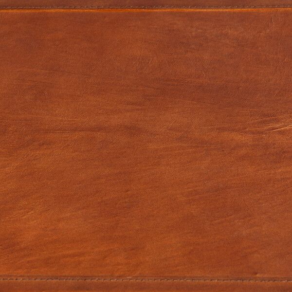 Столик - сундук Secret De Maison TRUNK ( mod. 2008 ) дерево манго/кожа буйвола, 40 х 40 х 45 см, Античный светлый фото № 9