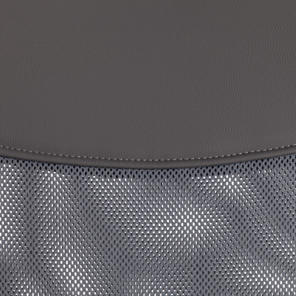 Кресло PRACTIC PLT ткань/кож/зам, серый/металлик, TW-12/W-12/36 фото № 9