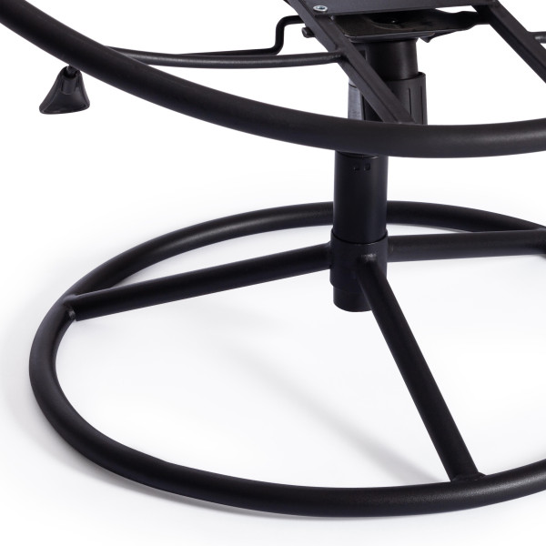 Кресло CLOUDE HOME рогожка/металл, 97х98х90-96см, серо-бежевый, 3M 16/2 фото № 14