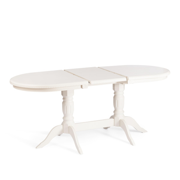 Стол COPPOLA бук, мдф, 140+40x80x77см, Ivory white фото № 5