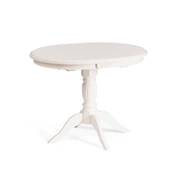 Стол STEFANO бук, мдф, 100+30x80x77см, Ivory white фото № 4