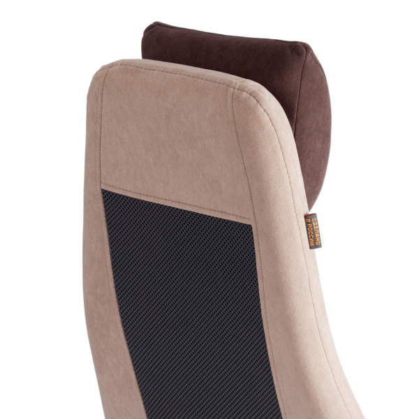 Кресло AVIATOR флок, ткань , коричневый/бежевый/серый, 6/7/W-12 фото № 12
