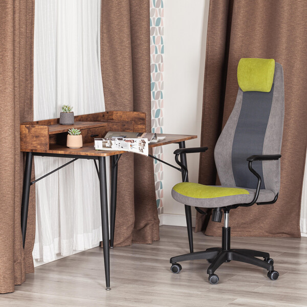 Кресло AVIATOR флок, ткань , олива/серый/серый, 23/29/W-12 фото № 15