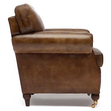 Кресло Secret De Maison «Бронко» (Bronco) 1192 из натуральной кожи (Античный тёмный) фото № 3