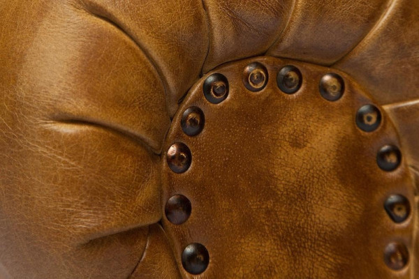 Кресло Secret De Maison «Честер» (Chester) 1157B из натуральной кожи (Античный светлый) фото № 3