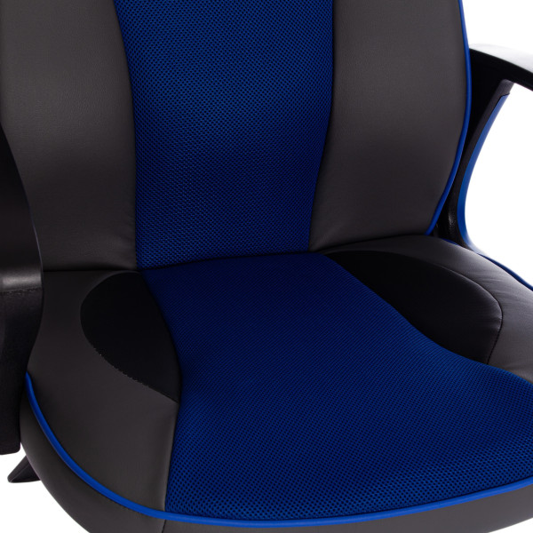 Кресло компьютерное TetChair «Racer» (металлик/синий) фото № 9