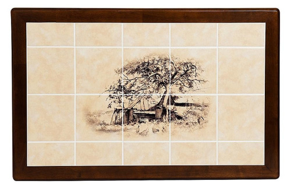 Стол обеденный с плиткой СТ 3045P античный (Дерево) фото № 3