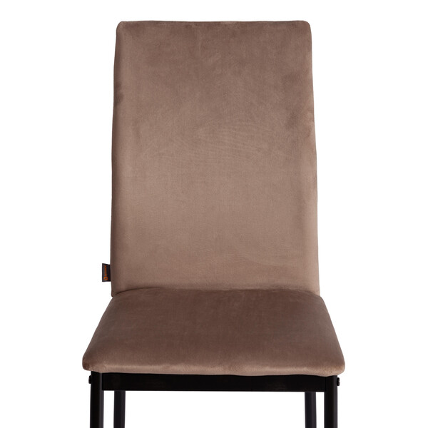 Стул CAPRI (mod. BC565-DC) металл, вельвет, 43 х 53 х 92 см, Beige (бежевый) HLR8 / черный фото № 6