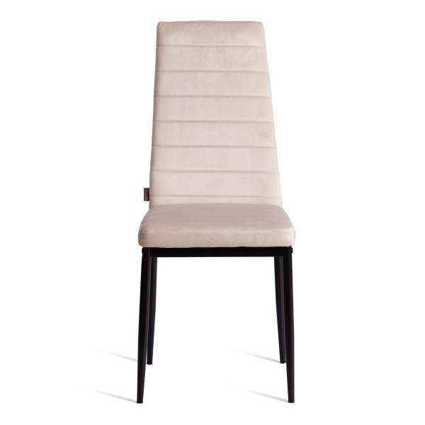 Стул Easy (mod. JSC02-1) металл, вельвет, 41 х 52 х 96 см, beige (бежевый) HLR2 / черный фото № 5