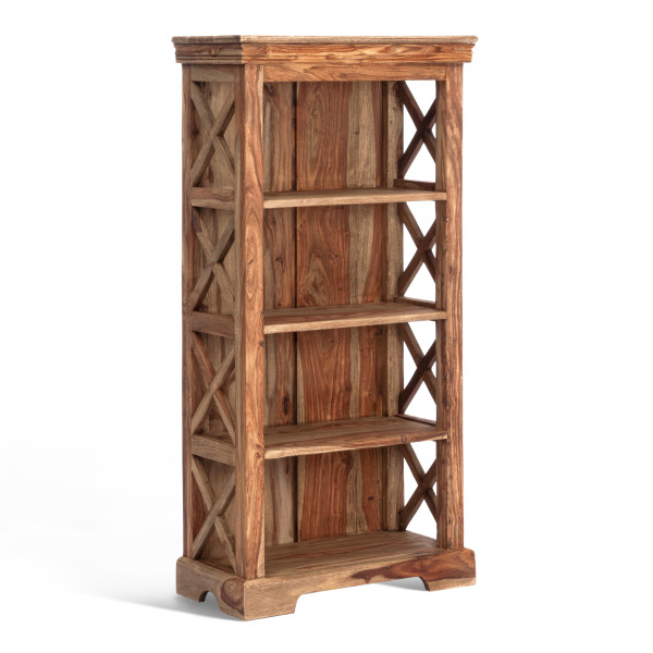 Шкафы для книг ( набор 3 шт.) Бомбей - 0761A палисандр, 116х57х30/145х73х36/175х89х44см, Natural tinted (натуральный тонированный) фото № 13