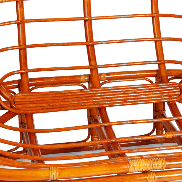 Диван MAMASAN/МАМАСАН 23/02 W /с подушкой/ подушка 182х119 см, 169х102х80 см, Honey (мед), ткань, оранжевый, С 23 фото № 9