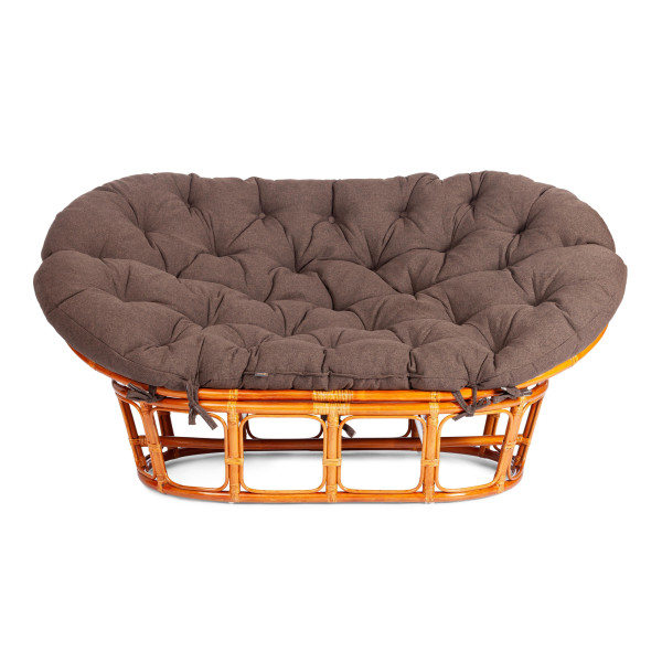 Диван MAMASAN/МАМАСАН 23/02 W /с подушкой/ подушка 182х119 см, 169х102х80 см, Honey (мед), ткань, коричневый, 3М7-147 фото № 3