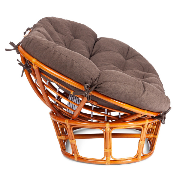 Диван MAMASAN/МАМАСАН 23/02 W /с подушкой/ подушка 182х119 см, 169х102х80 см, Honey (мед), ткань, коричневый, 3М7-147 фото № 2