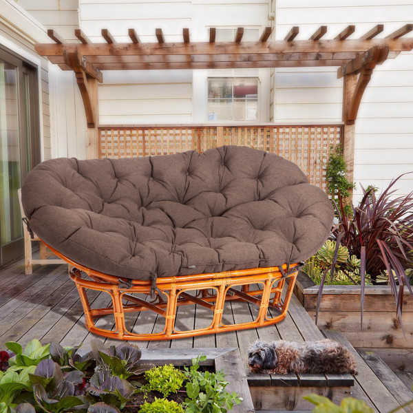 Диван MAMASAN/МАМАСАН 23/02 W /с подушкой/ подушка 182х119 см, 169х102х80 см, Honey (мед), ткань, коричневый, 3М7-147 фото № 16