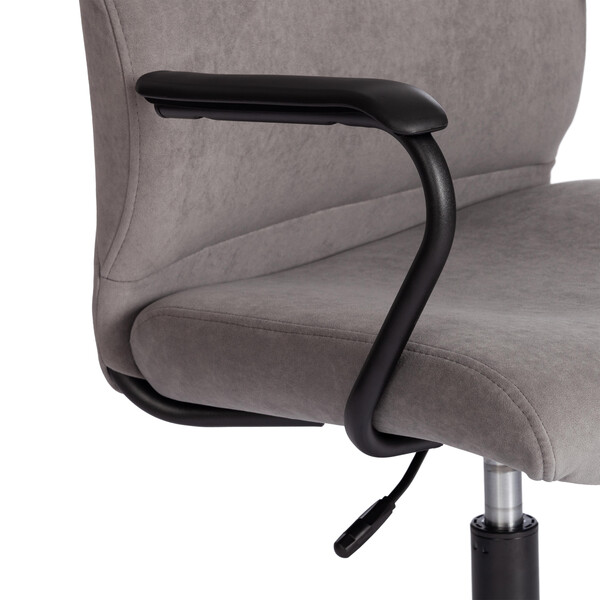 Кресло BENEFIT флок , серый, 29 фото № 9