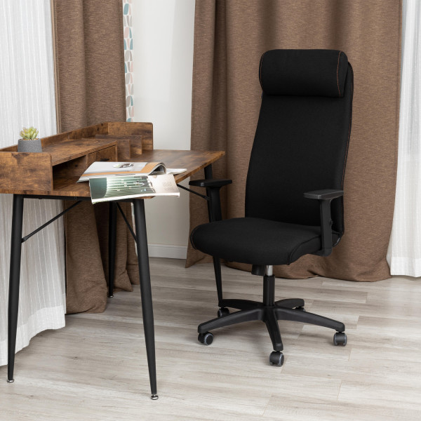 Кресло PRAGMATIC PLT ткань, черный, 2603 фото № 14