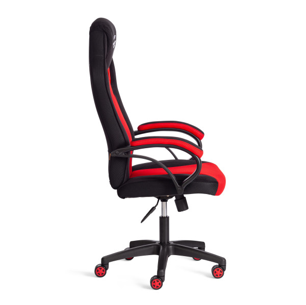 Кресло PILOT (24) флок/ткань, черный/черный/красный, 35/TW-08/TW-11 фото № 2