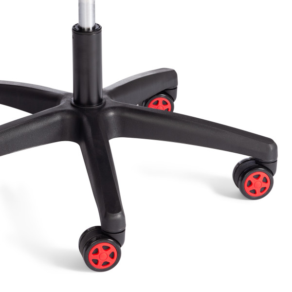 Кресло PILOT (24) флок/ткань, черный/черный/красный, 35/TW-08/TW-11 фото № 16