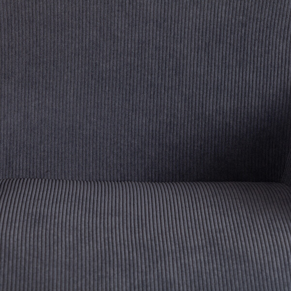 Кресло DUBLIN хром вельвет, графит фото № 7