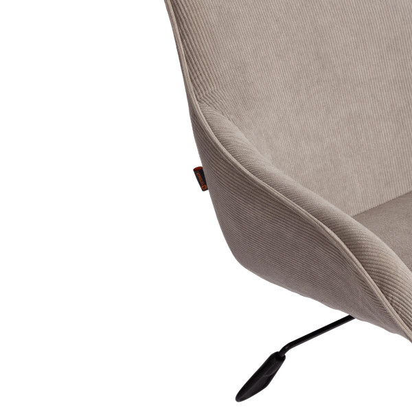 Кресло DUBLIN хром вельвет, серый фото № 7