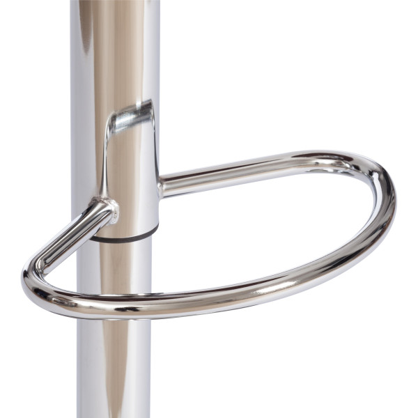 Барный стул LANDO (mod.4036) металл/дерево/ткань, 59х51х93-114 см, высота сиденья 62-83 см, серый/орех/хром, Aimcasa 28 фото № 11