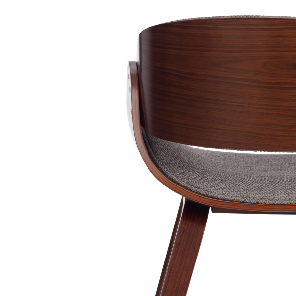 Стул LANDO (mod.8036) дерево / ткань, 59х53х75 см, орех/серый, Aimcasa 28 фото № 10