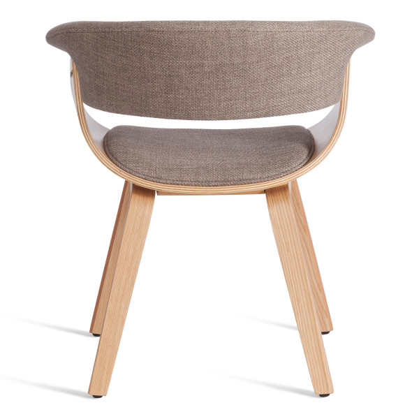 Стул VIMTA (mod.8021) дерево / ткань, 69х56х77 см, натуральный/бежевый, Aimcasa 5 фото № 4