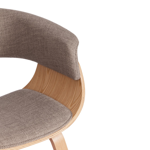 Стул VIMTA (mod.8021) дерево / ткань, 69х56х77 см, натуральный/бежевый, Aimcasa 5 фото № 7