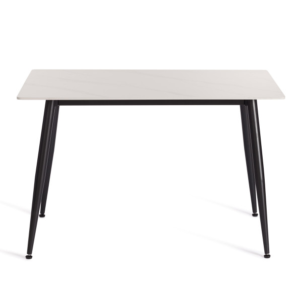 Стол обеденный Austen (mod. LDT-300 RION) столешница керамика (матовая) /опоры металл, серый/чёрный, 80х120х75 см фото № 3