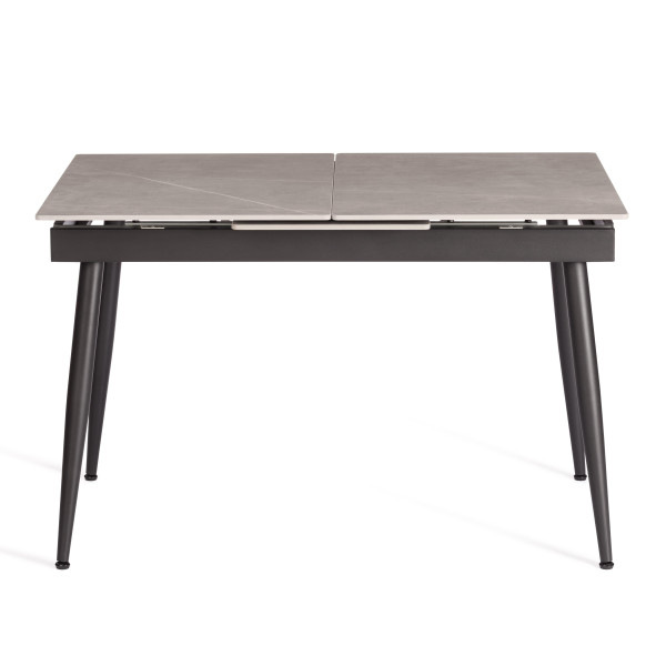 Стол обеденный Balmoral (mod.OKT-2294) столешница керамика (матовая) /опоры металл, серый/чёрный, (120+40)х80х75 см фото № 3