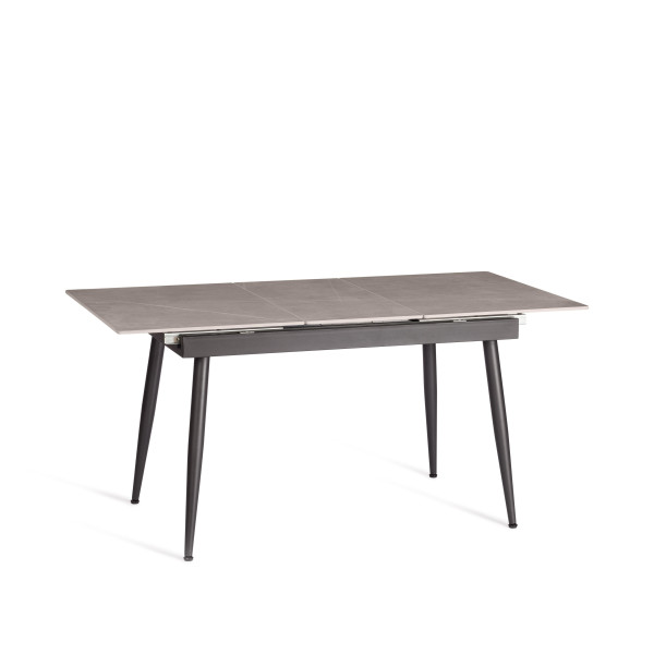 Стол обеденный Balmoral (mod.OKT-2294) столешница керамика (матовая) /опоры металл, серый/чёрный, (120+40)х80х75 см фото № 7