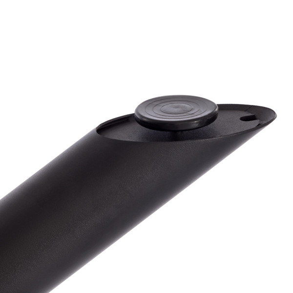 Стол обеденный Winston (mod.LDT-507 OKT-2462) столешница керамика (глянцевая) / опоры металл, белый/черный, 30х120х30 см фото № 13