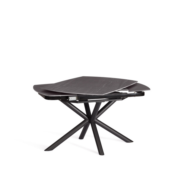 Стол обеденный Winston столешница керамика (матовая) /опоры металл, темно-серый/черный, 30х120х30 см фото № 5