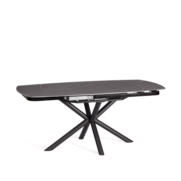 Стол обеденный Winston столешница керамика (матовая) /опоры металл, темно-серый/черный, 30х120х30 см фото № 8