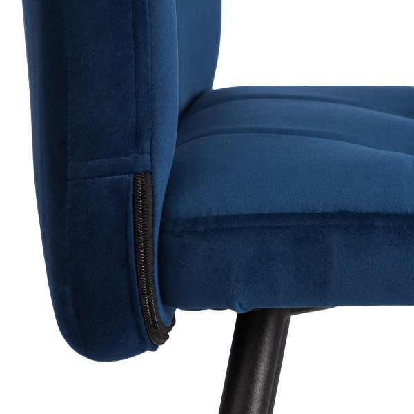Стул обеденный Medeo LT, велюр, Blue (синий), 50х55х93 фото № 8