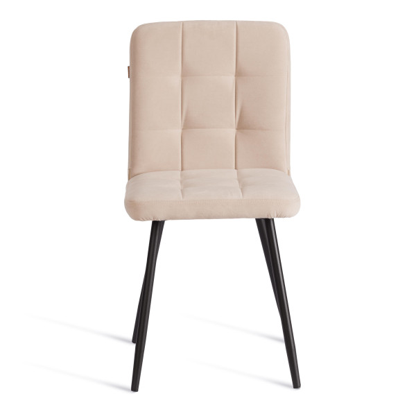 Стул обеденный Medeo LT, флок , бежевый/черный, 7, 50х55х93 фото № 5