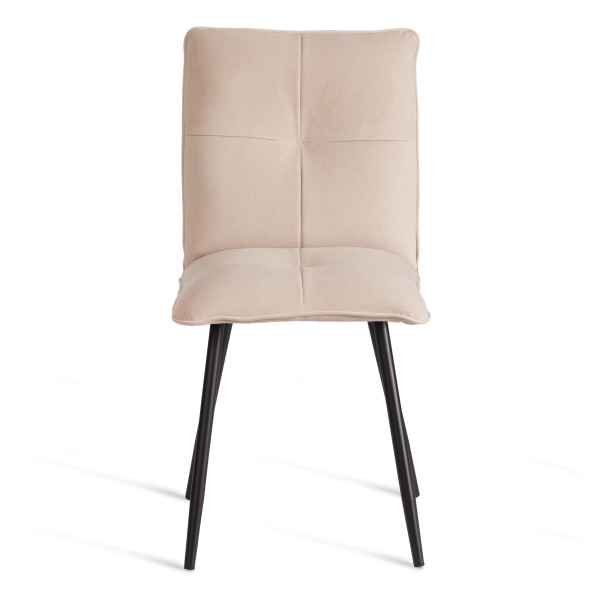 Стул обеденный Sweet LT, флок , бежевый/черный, 7, 50х55х93 фото № 3