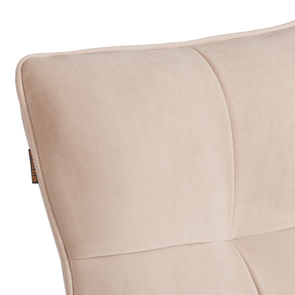 Стул обеденный Sweet LT, флок , бежевый/черный, 7, 50х55х93 фото № 6