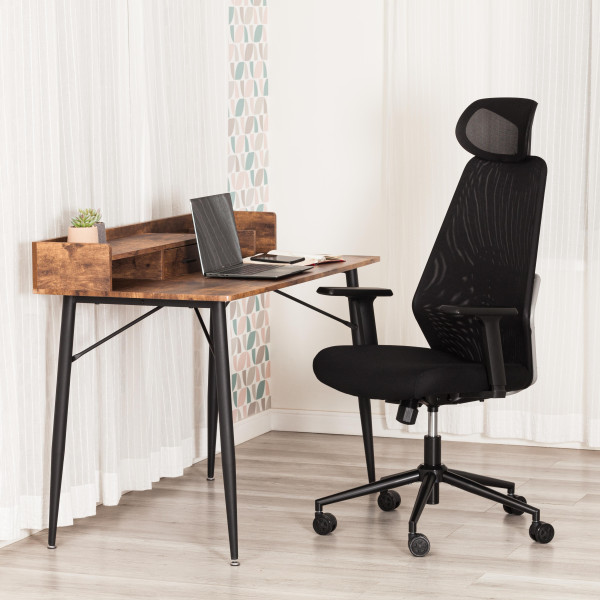 Кресло Matrix grey ткань, черный фото № 23