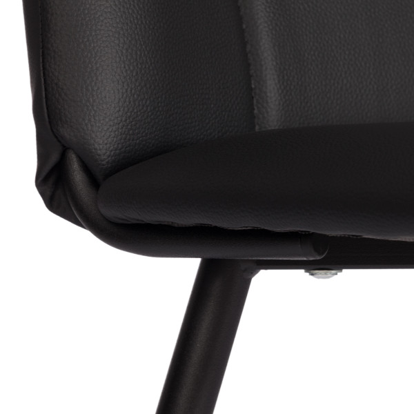 Стул обеденный Asti TREND, экокожа, черная, 47х54х86 см фото № 9
