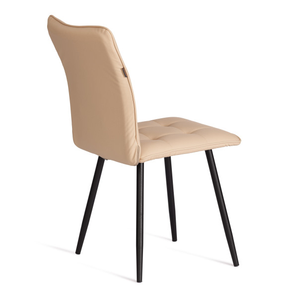 Стул обеденный Bari LT, экокожа, бежевая, 41х55х89 см фото № 3