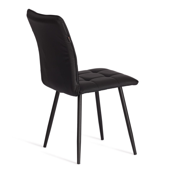 Стул обеденный Bari LT, экокожа, черная, 41х55х89 см фото № 3