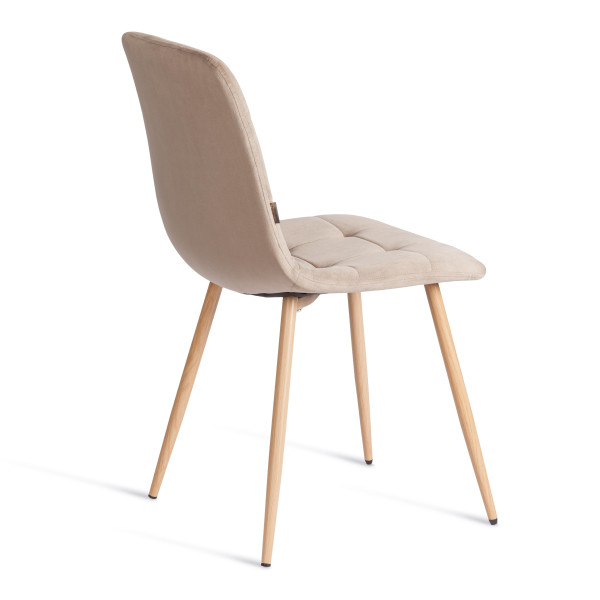 Стул CHILLY (mod. JSC-220) Велюр/металл , 44,5х52,5х88 см, Beige (бежевый) HLR8 / натуральный фото № 3