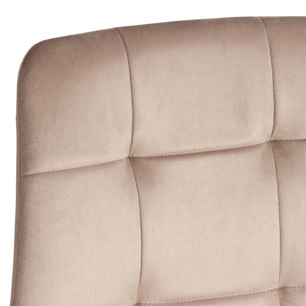Стул CHILLY (mod. JSC-220) Велюр/металл , 44,5х52,5х88 см, Beige (бежевый) HLR8 / натуральный фото № 8